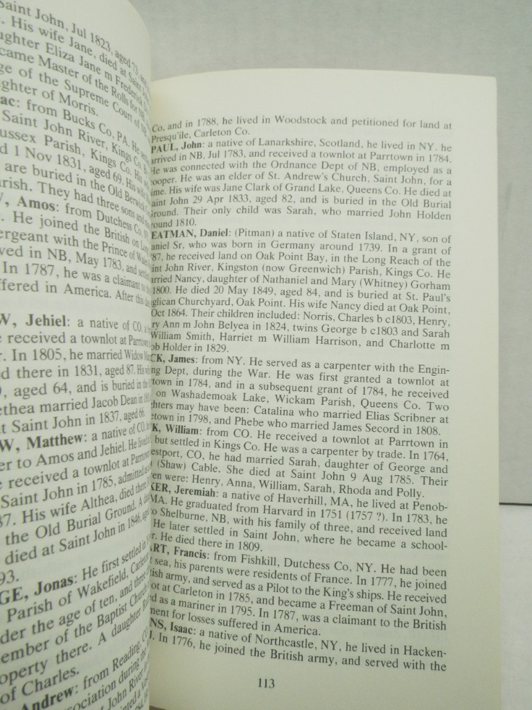 Image 3 of New Brunswick Loyalists: A Bicentennial Tribute