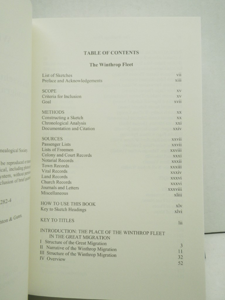 Image 2 of The Winthrop Fleet: Massachusetts Bay Company Immigrants to New England, 1629–