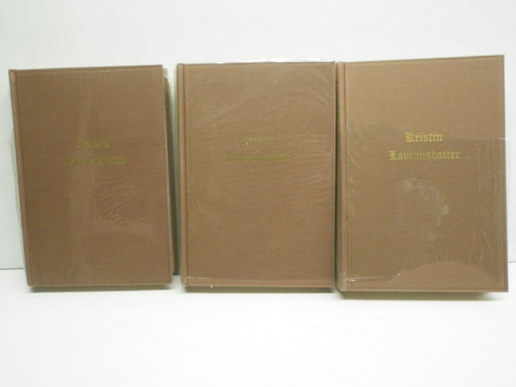 Image 1 of Kristin Labransdatter:  3 volumes (I The Bridal Wreath, II The Mistress of Husab
