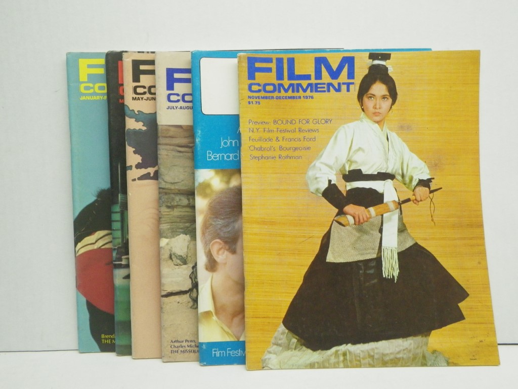 FILM Comment Magazine 1976 (vol. 12, nos. 1-6)