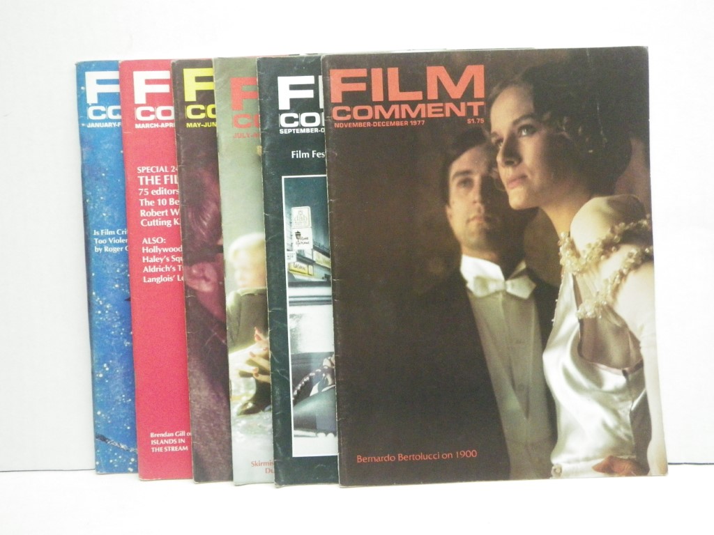 FILM Comment Magazine 1977 (vol. 13, nos. 1-6)