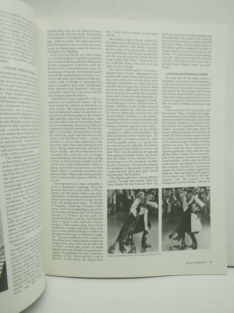 Image 2 of FILM Comment Magazine  1975  (Vol.11, nos.2-6