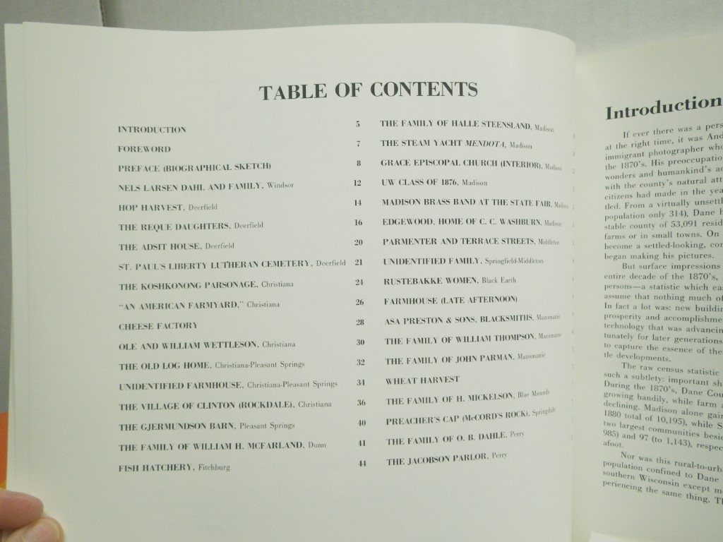 Image 2 of Settlers of Dane County:  the Photographs of Andreas Larsen Dahl