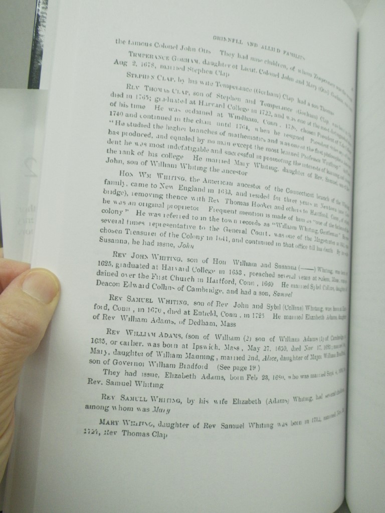 Image 3 of Our New England Ancestors and Their Descendants, 1620-1900;l Historical, Genealo