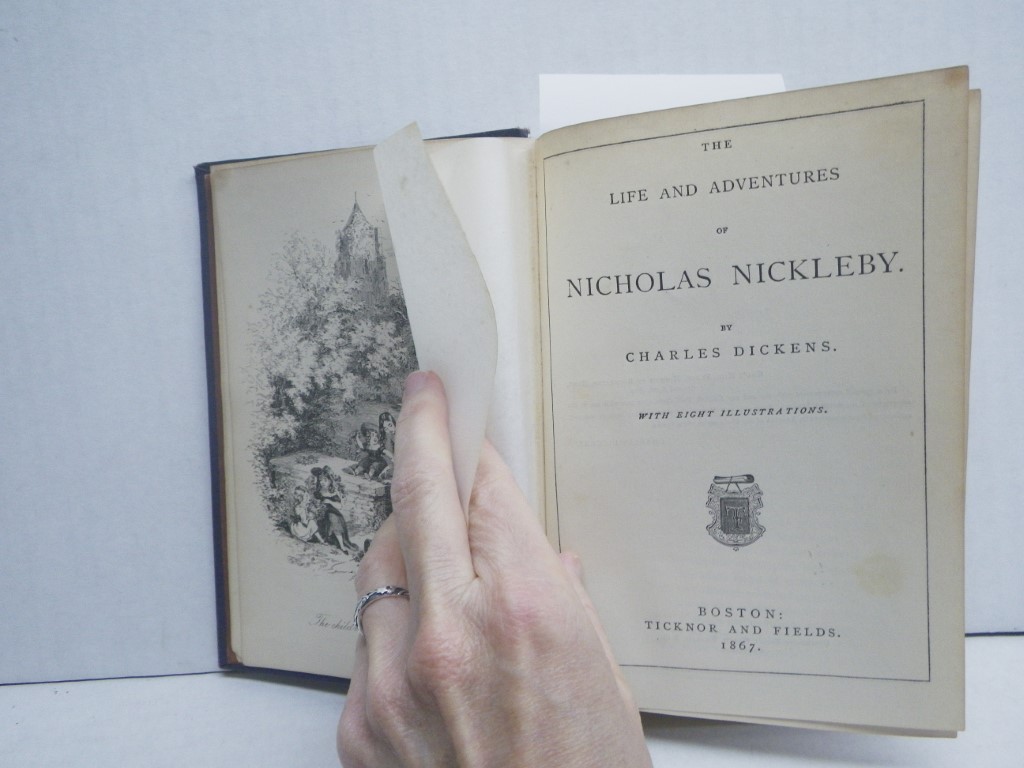Image 1 of The Life and Adventures of Nicholas Nickleby