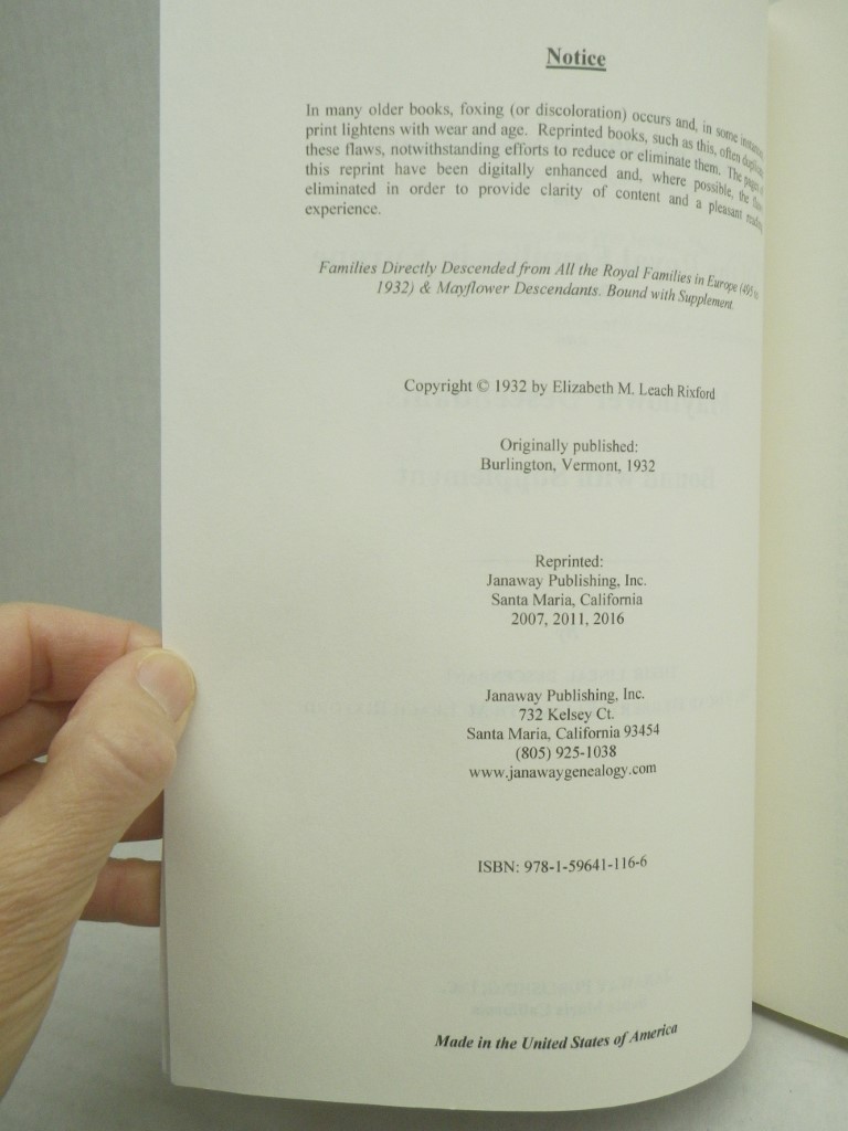 Image 2 of Families Directly Descended from All the Royal Families in Europe (495 to 1932) 