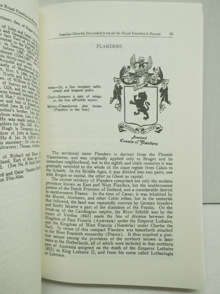 Image 3 of Families Directly Descended from All the Royal Families in Europe (495 to 1932) 