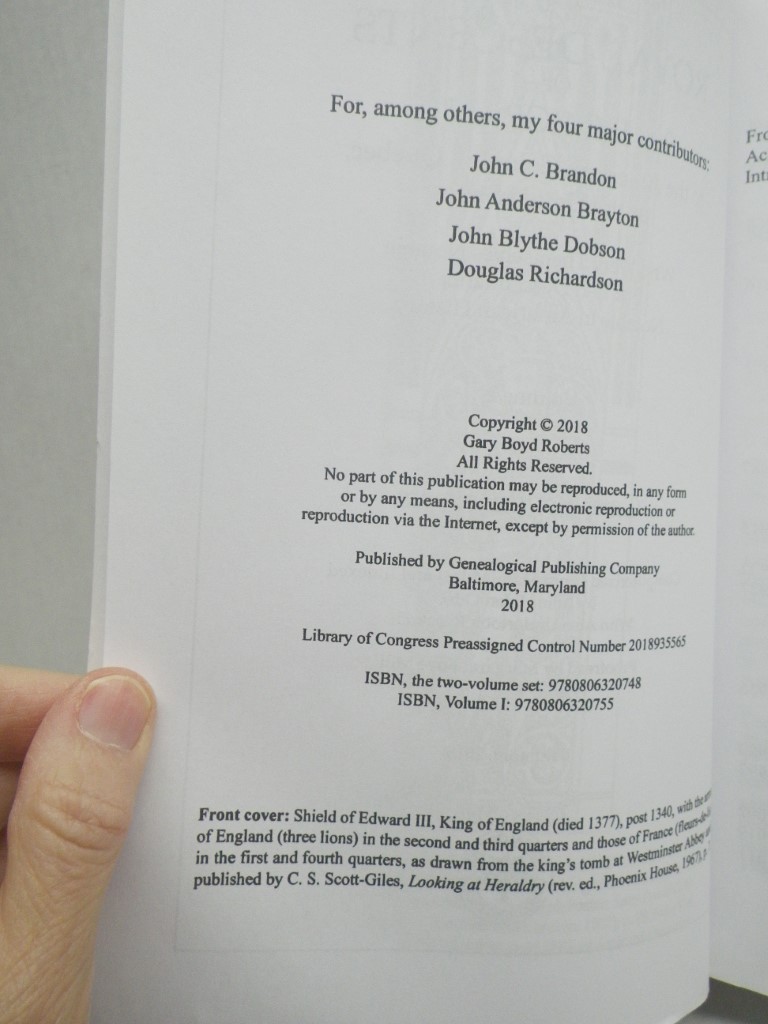 Image 2 of The Royal Descents of 900 Immigrants to the American Colonies, Quebec, or the Un