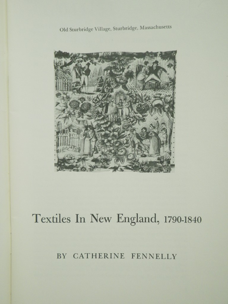 Image 1 of Textiles in New England, 1790-1840