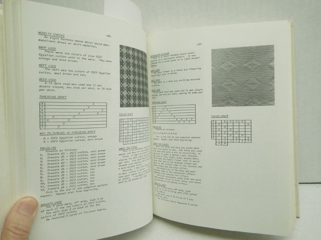 Image 3 of 200 Patterns for Multiple Harness Looms:  5 to 12 Harness Patterns for Handweave
