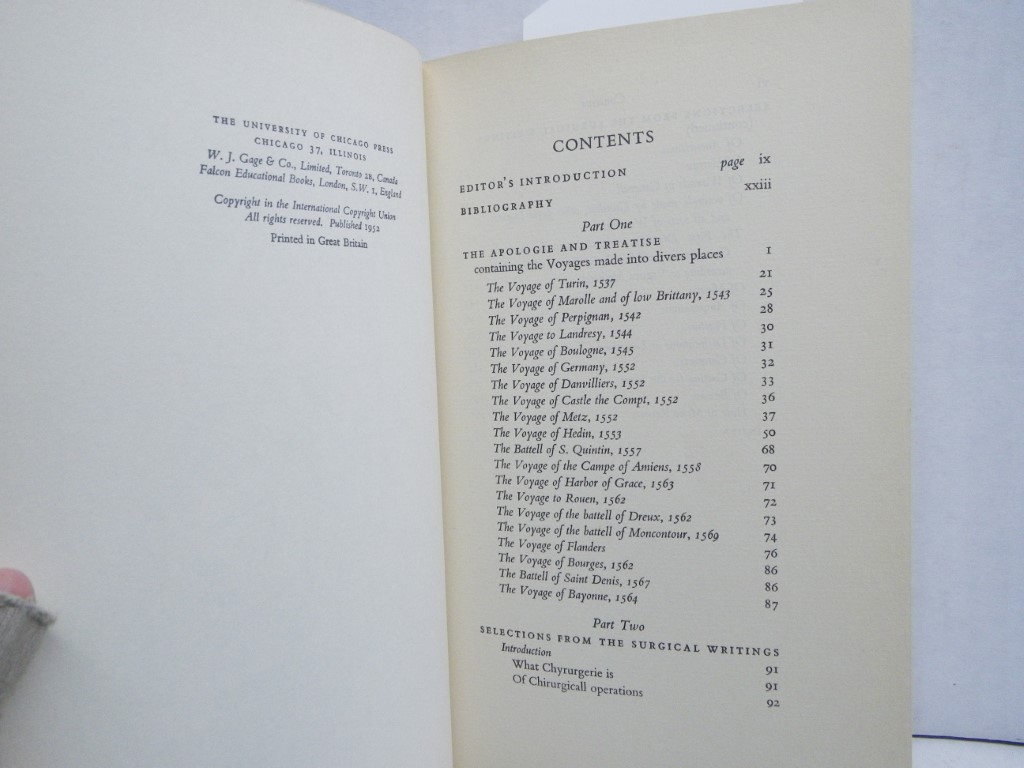 Image 2 of The Apologie and Treatise of Ambroise Pare:  Containing the Voyages Made Into Di