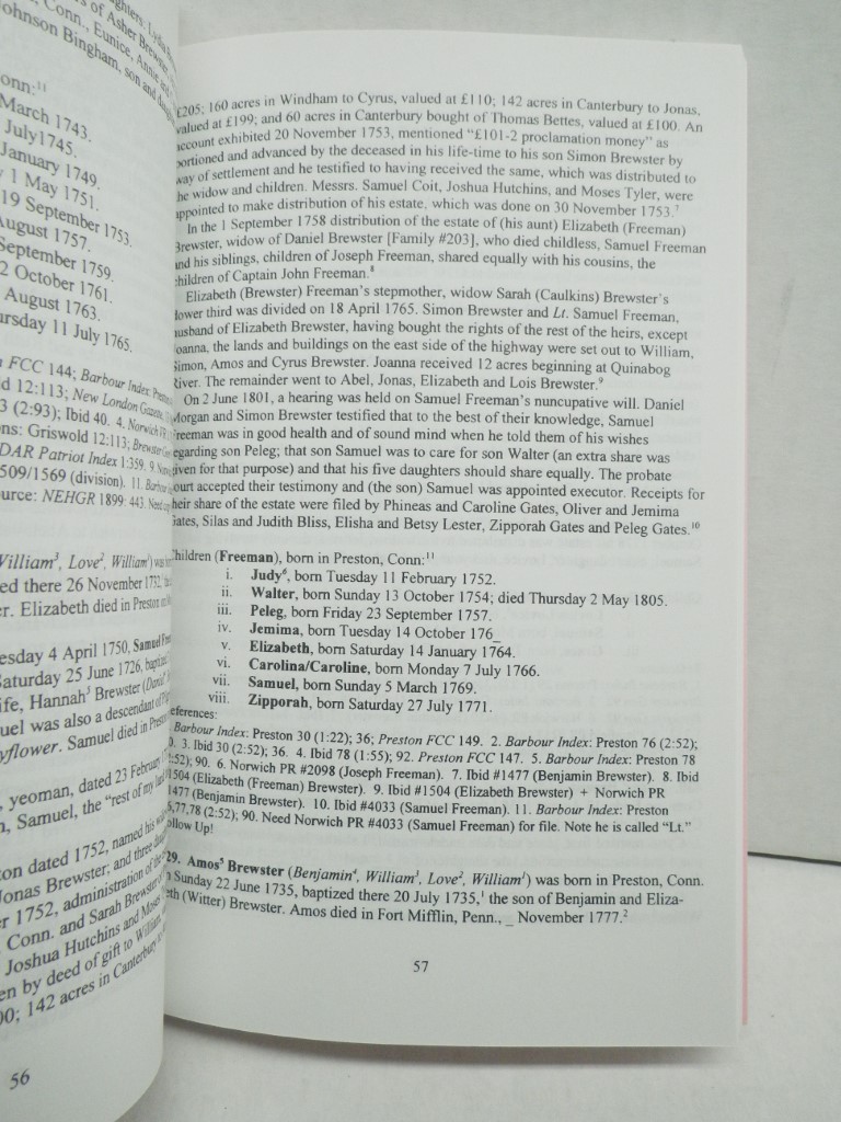 Image 2 of William Brewster of the Mayflower and the Fifth Generation Descendants of hi son