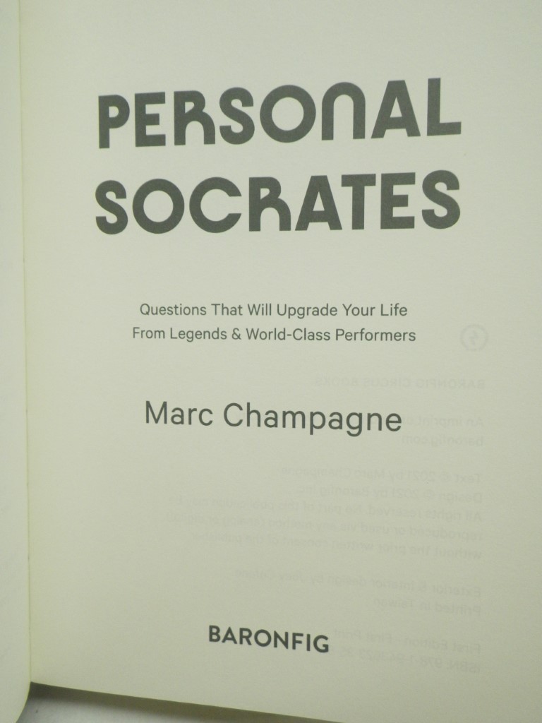 Image 2 of Personal Socrates: Questions That Will Upgrade Your Life from Legends & World-Cl