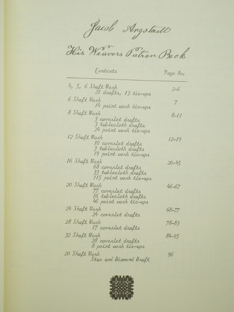 Image 2 of Jacob Angstadt, His Weavers Patron Book