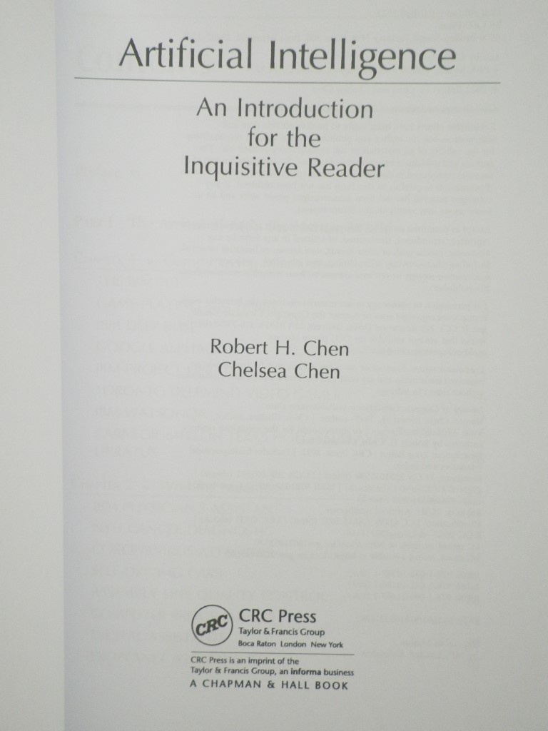 Image 1 of Artificial Intelligence: An Introduction for the Inquisitive Reader (Chapman & H