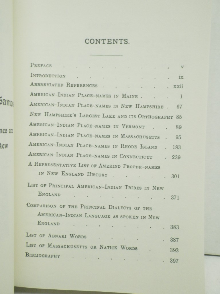 Image 3 of Dictionary of American-Indian Place and Proper Names in New England