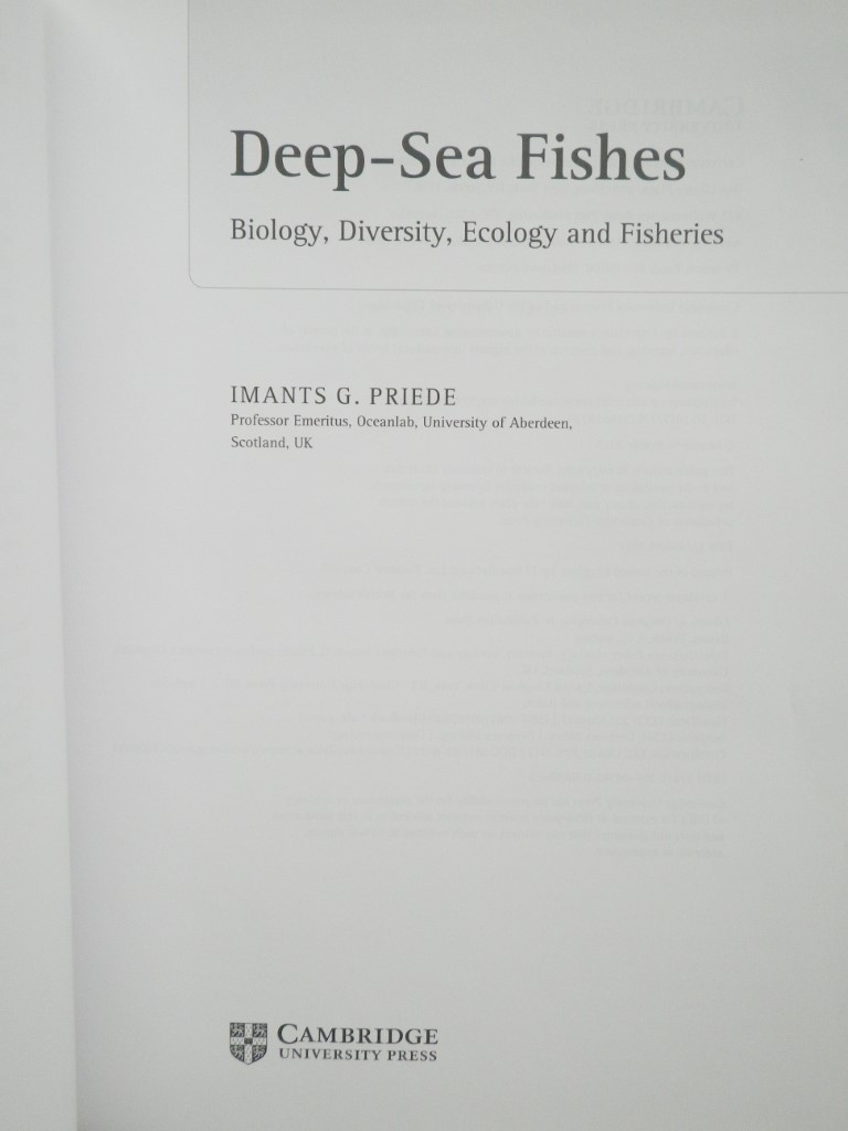 Image 1 of Deep-Sea Fishes: Biology, Diversity, Ecology and Fisheries