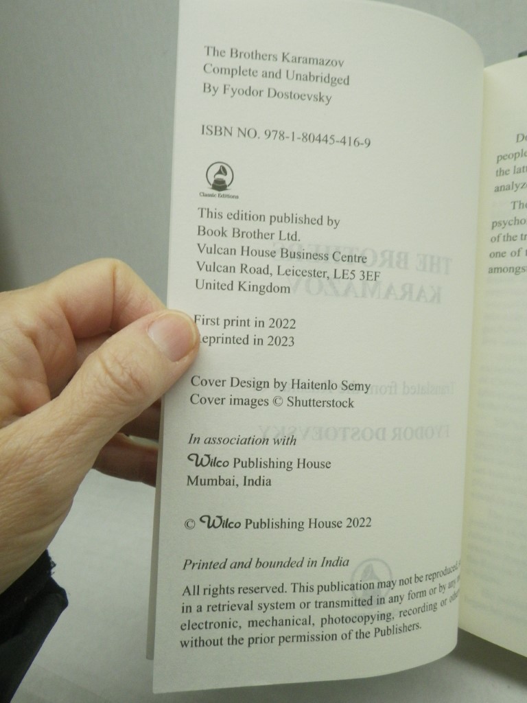 Image 4 of Complete Collection of Fyodor Dostoevsky 6 Books Box Set(Notes From The Undergro