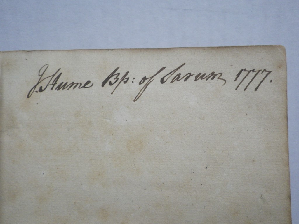 Image 3 of Aristotle's Art of Rhetoric, Book Three,signed by Bishop  John Hume