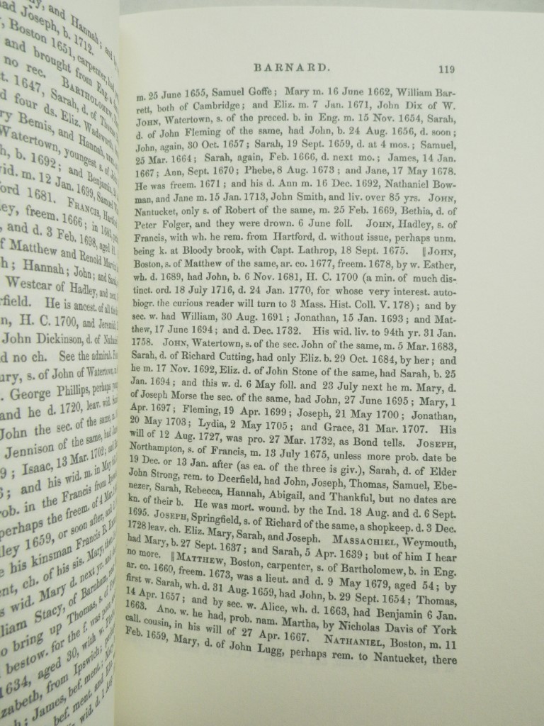 Image 3 of A Genealogical Dictionary of the First Settlers of New England, Vol I