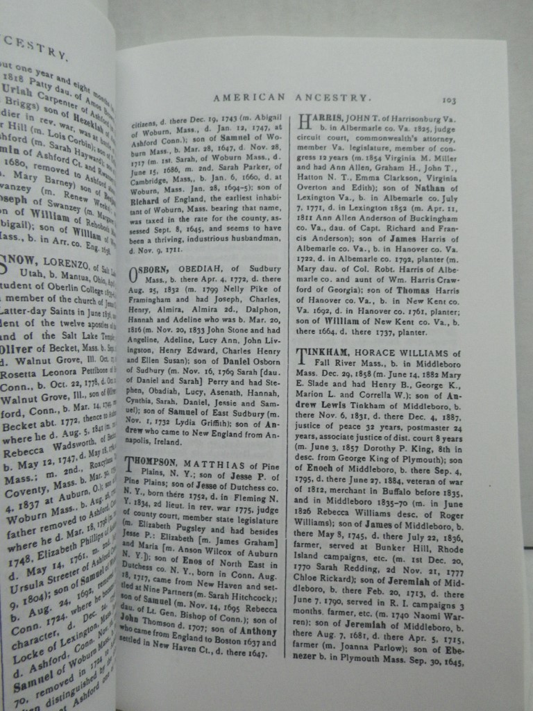 Image 3 of American Ancestry Giving the name and Descent...: Volumes X-XII in one reprinted