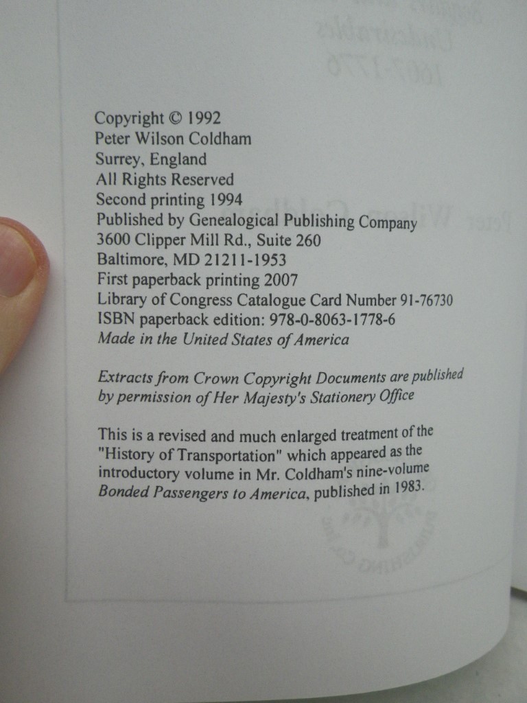 Image 2 of Emigrants in Chains. a Social History of the Forced Emigration to the Americas o