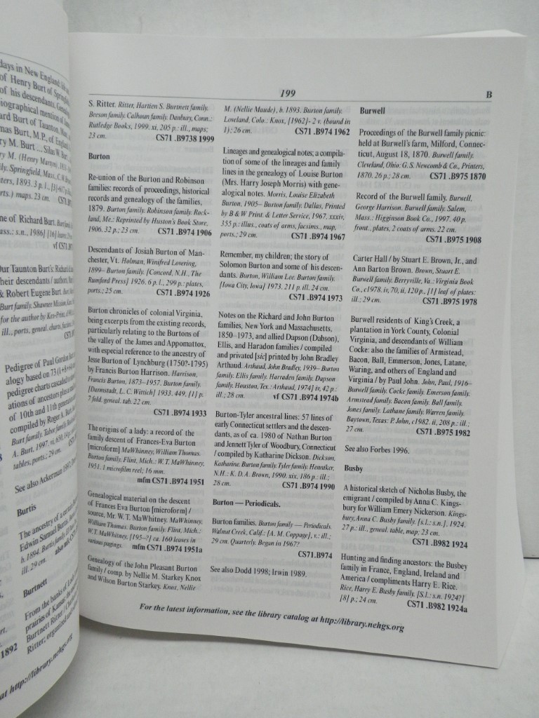 Image 2 of Guide to Published Genealogies in the Library of the New England Historic Geneal