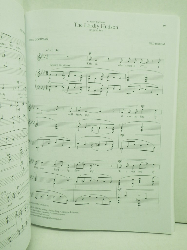 Image 4 of 50 Collected Songs: High Voice, Rorem