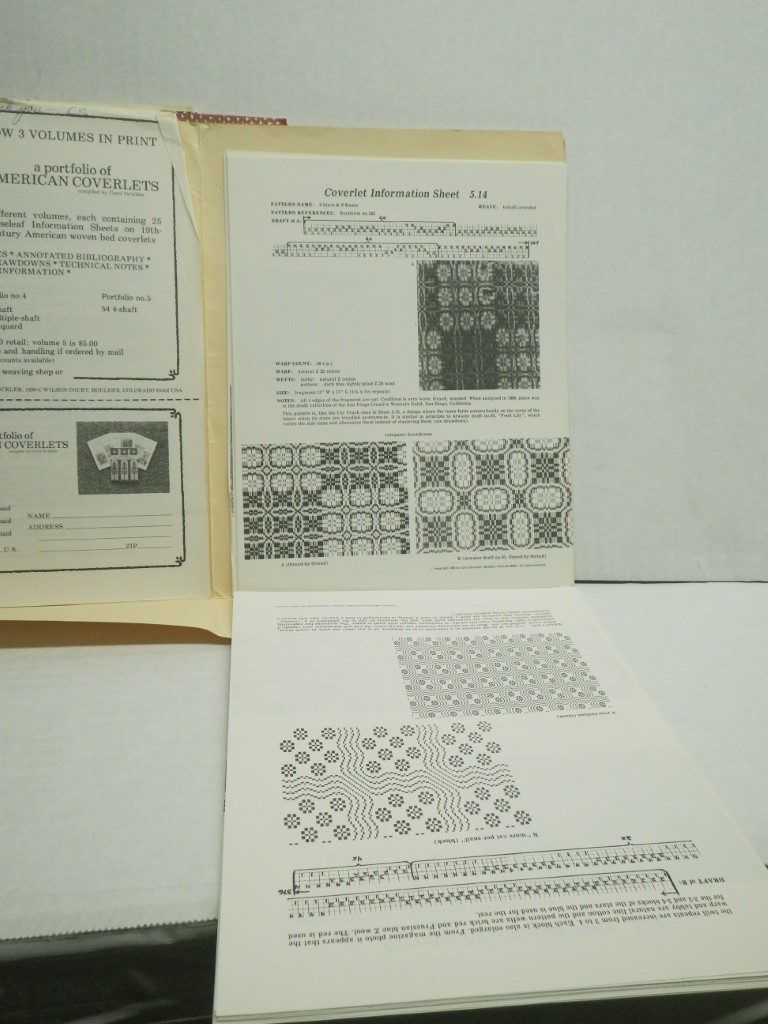 Image 2 of Portfolio of American Coverlets - 5 volume set