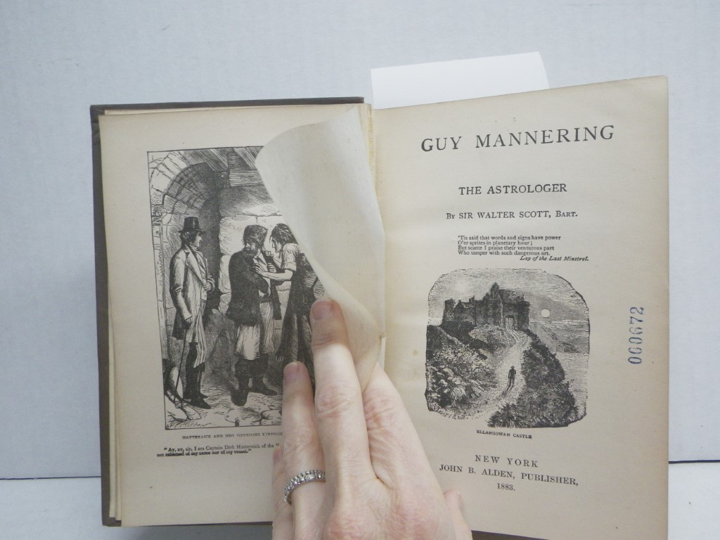 Image 1 of The Waverley Novels - Guy Mannering, The Astrologer and Anne of Geierstein HC, t