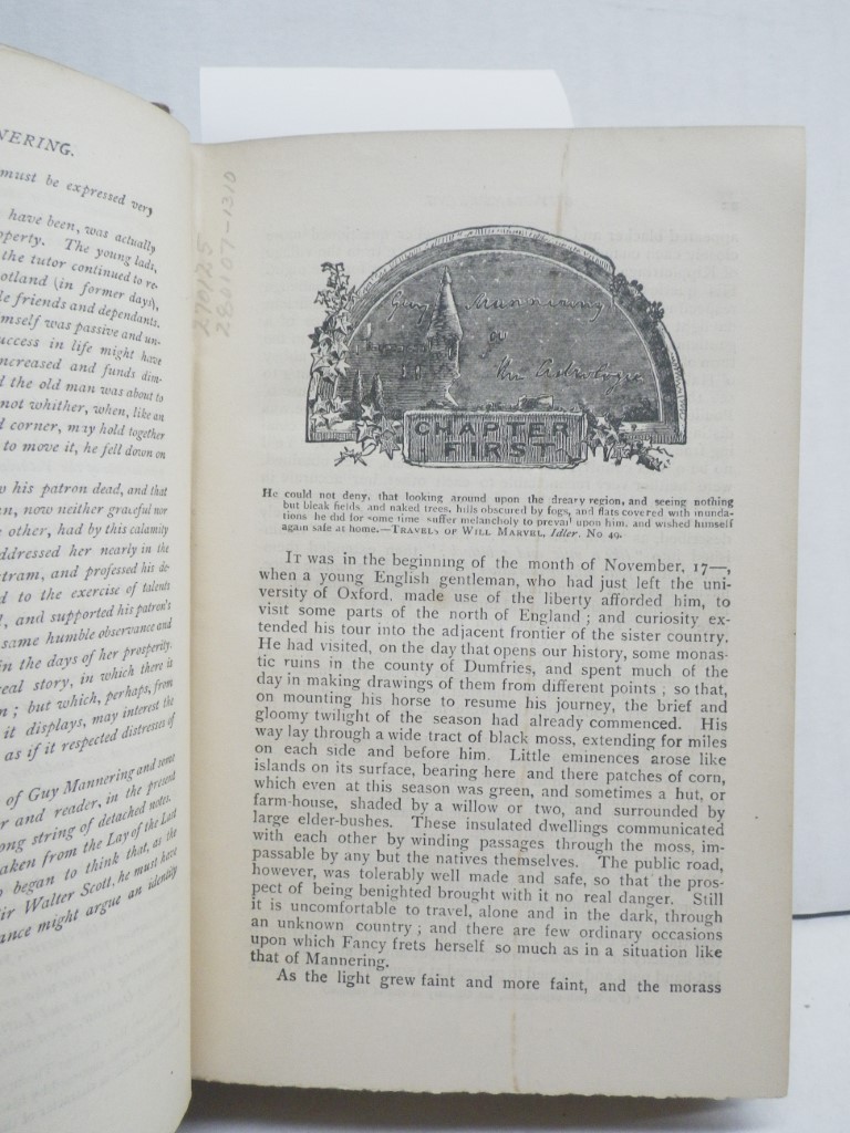 Image 3 of The Waverley Novels - Guy Mannering, The Astrologer and Anne of Geierstein HC, t