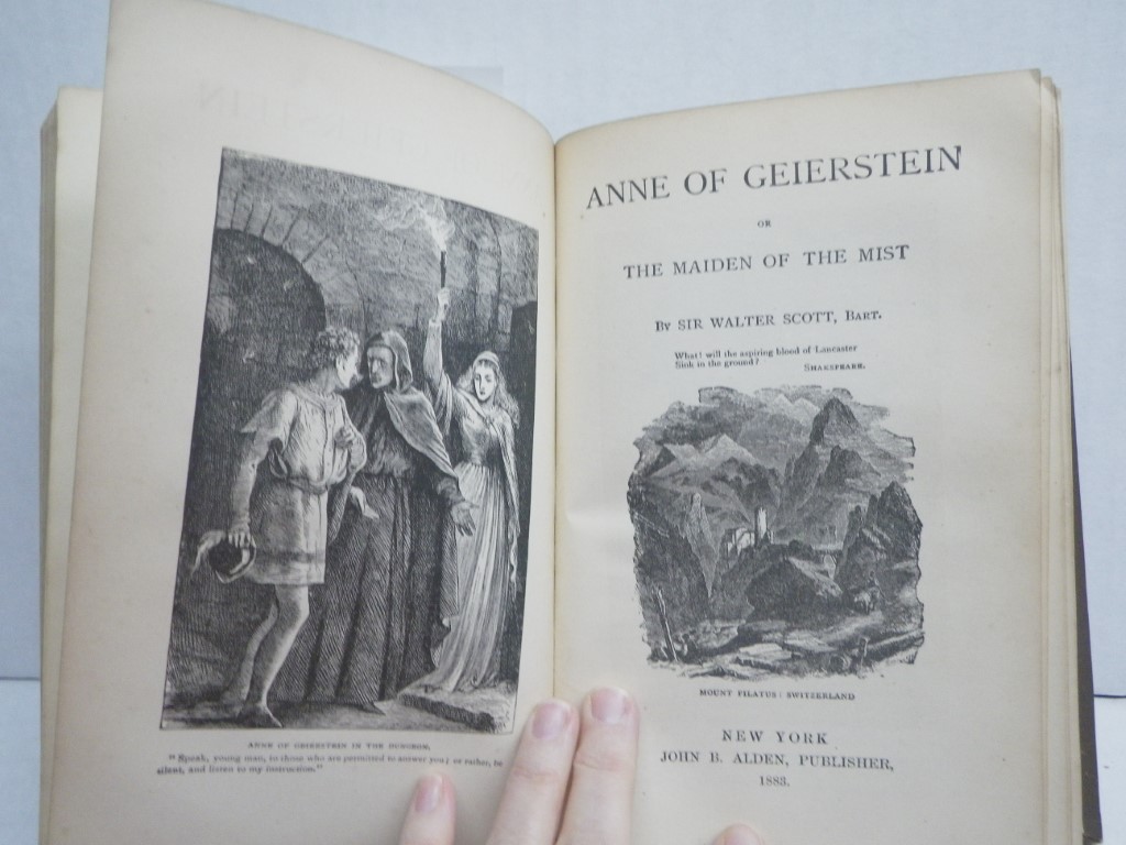 Image 5 of The Waverley Novels - Guy Mannering, The Astrologer and Anne of Geierstein HC, t