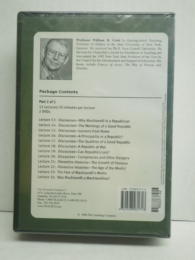 Image 1 of Machiavelli in Context