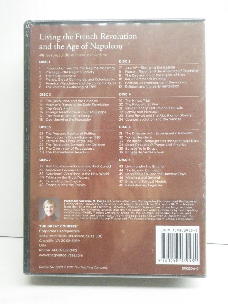 Image 1 of Living the French Revolution and the Age of Napoleon  (Great Courses, No. 8220)
