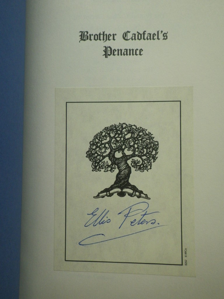 Image 5 of Lot of 20 Ellis Peters, Brother Cadfael, HC and PB, including 1 signed HC
