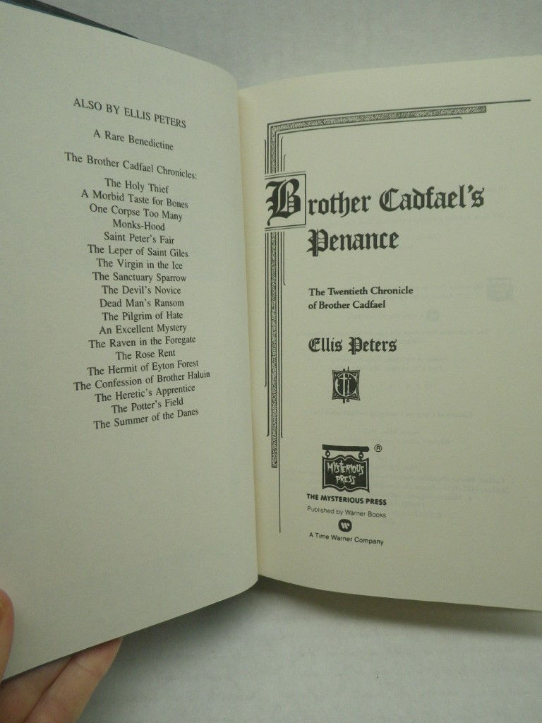 Image 7 of Lot of 20 Ellis Peters, Brother Cadfael, HC and PB, including 1 signed HC