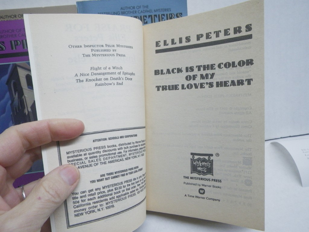 Image 1 of Lot of 4 Ellis Peters PB, George Felse Mysteries