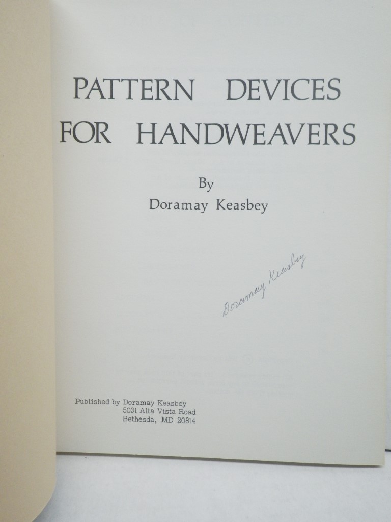 Image 1 of Pattern Devices for Handweavers, signed