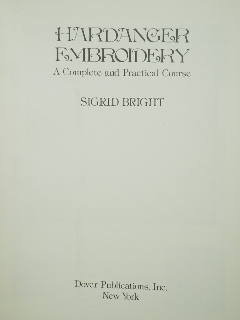 Image 1 of Hardanger Embroidery (Dover Needlework Series)
