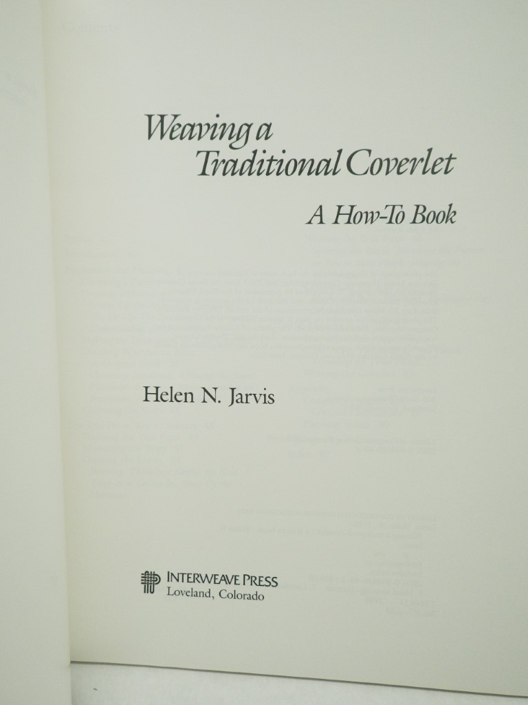 Image 1 of Weaving a Traditional Coverlet: A How-To-Book