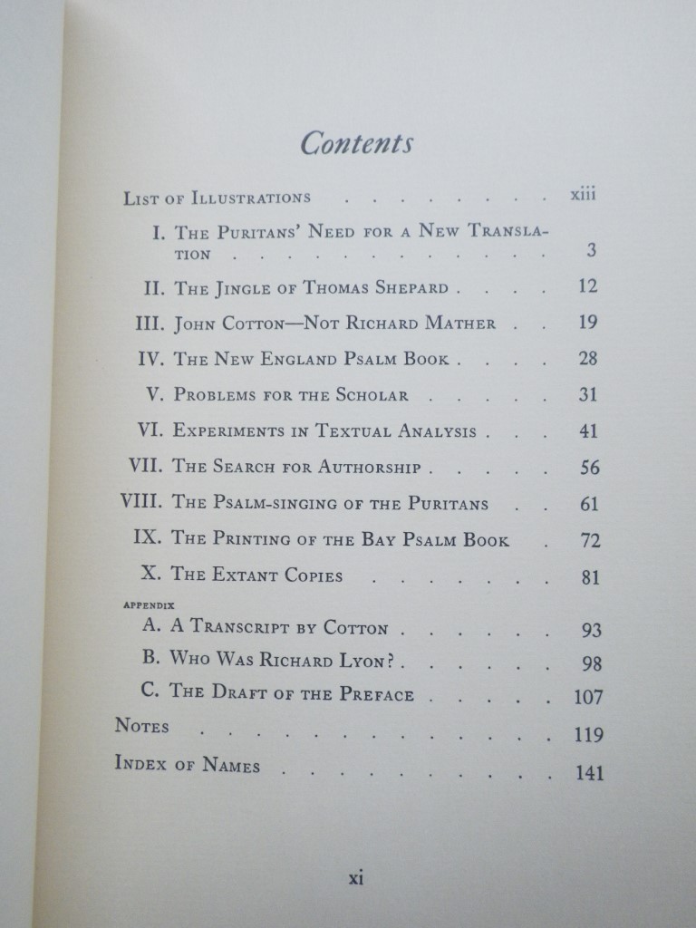 Image 3 of The Bay Psalm Book, Facimile of the First Edition of 1640, with a Companion Volu
