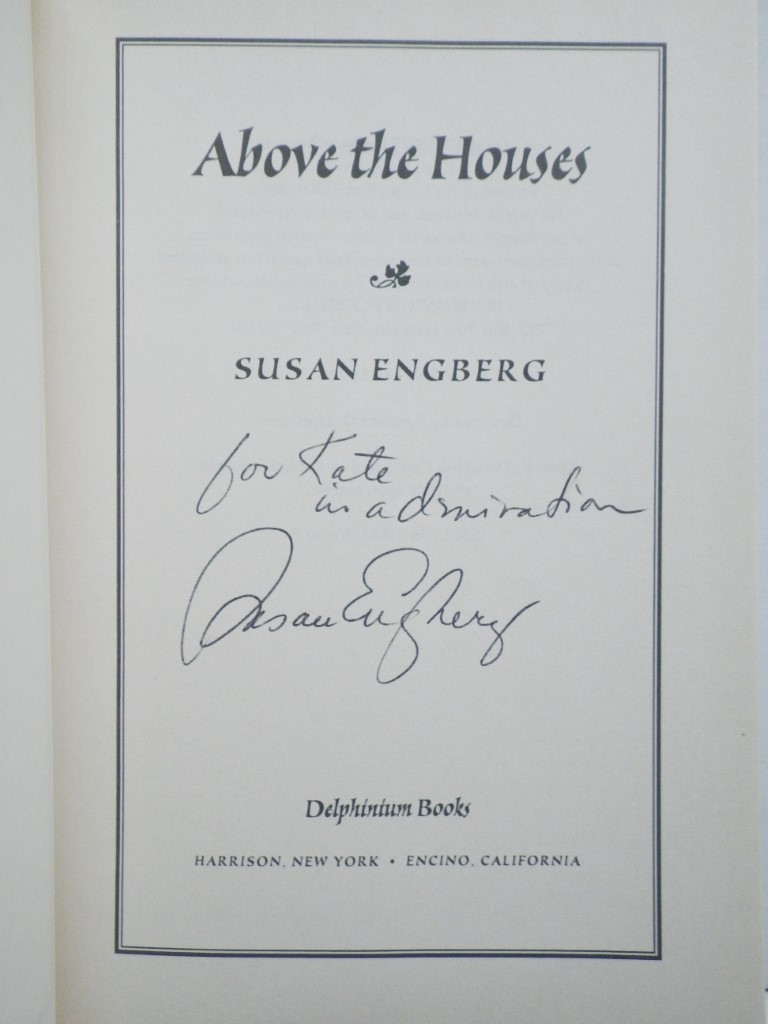 Image 1 of Above The Houses: Stories, signed