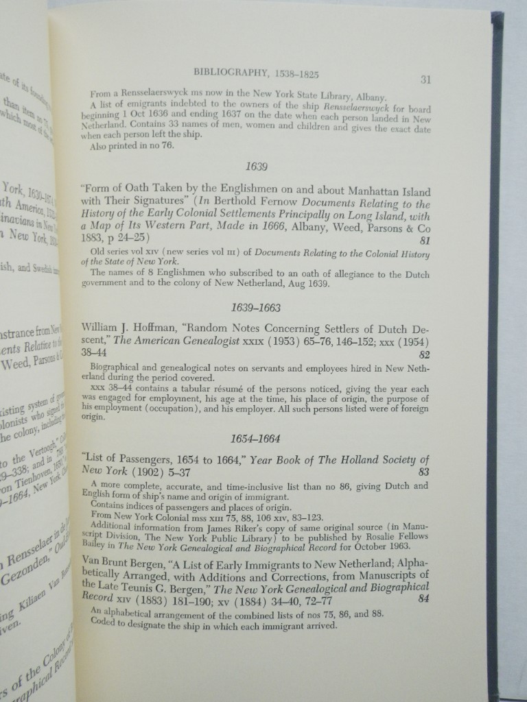 Image 3 of A Bibliography of Ship Passenger Lists 1538 - 1825 Lancour 3rd Edition 1963 HC