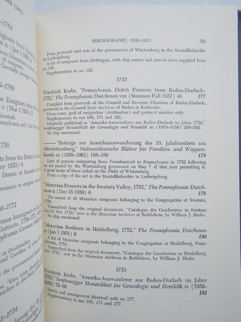 Image 4 of A Bibliography of Ship Passenger Lists 1538 - 1825 Lancour 3rd Edition 1963 HC
