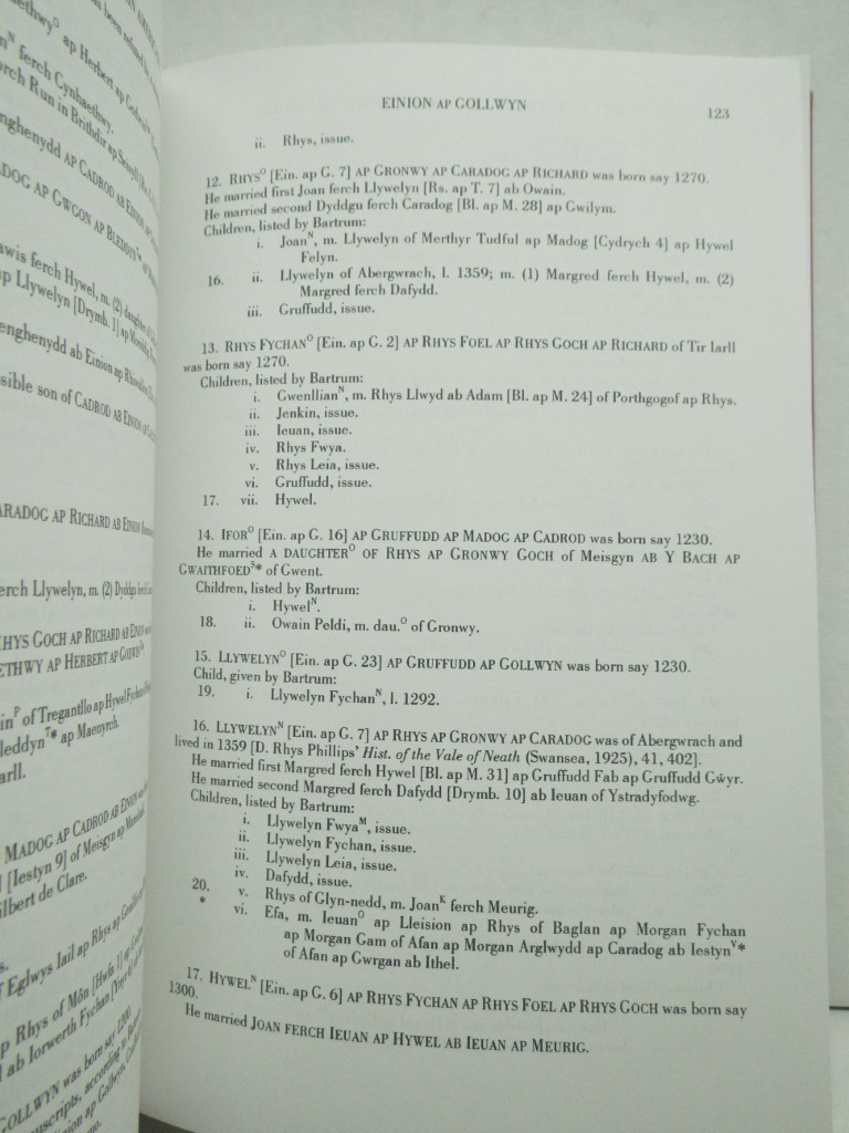 Image 3 of Medieval Welsh Ancestors of Certain Americans: A Comprehensive Genealogy with Bi
