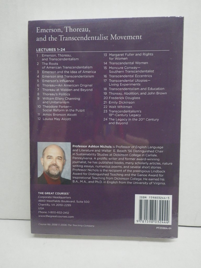Image 1 of Emerson, Thoreau, and the Transcendentalist Movement – TRANSCRIPT Book