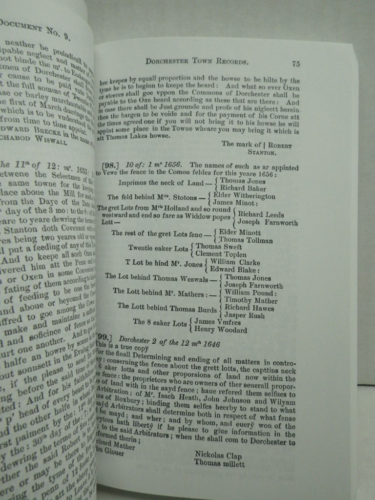 Image 3 of Dorchester Town Records (Massachusetts)