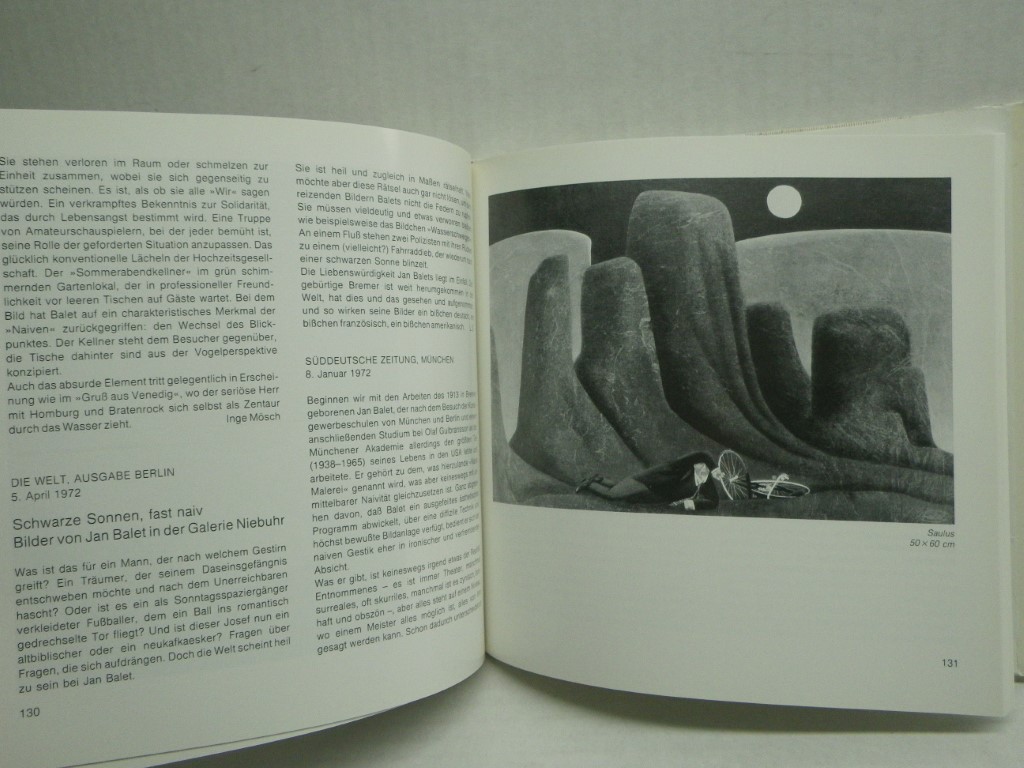 Image 4 of Jan Balet: Gemälde, Zeichnungen, Graphik : Museum Langenargen am Bodensee, 198