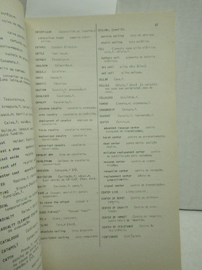 Image 2 of TM 30-257  Military Dictionary:  English-Portuguese, Portuguese-English