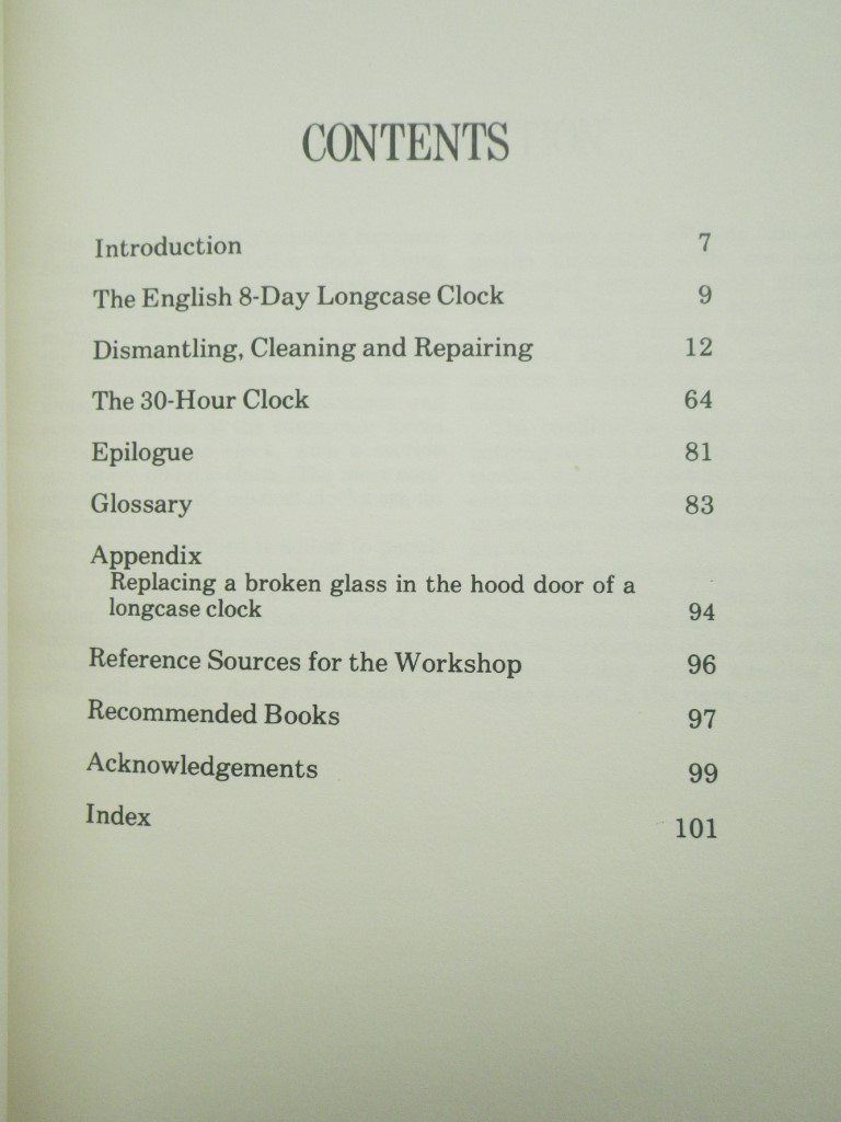 Image 2 of The grandfather clock maintenance manual